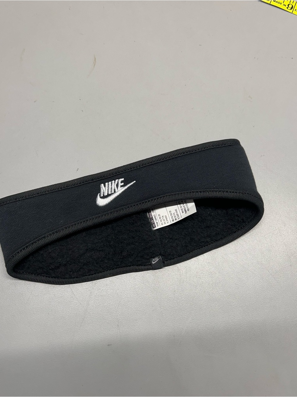 Nike Black Fleece Lined Headband